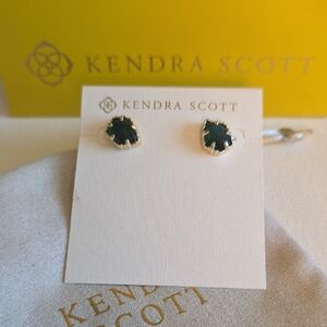 Kendra Scott Vintage Tessa Stud Earrings Green